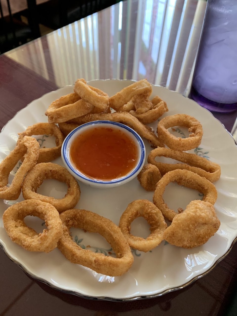 Fried Calamari with Sweet Chili Sauce